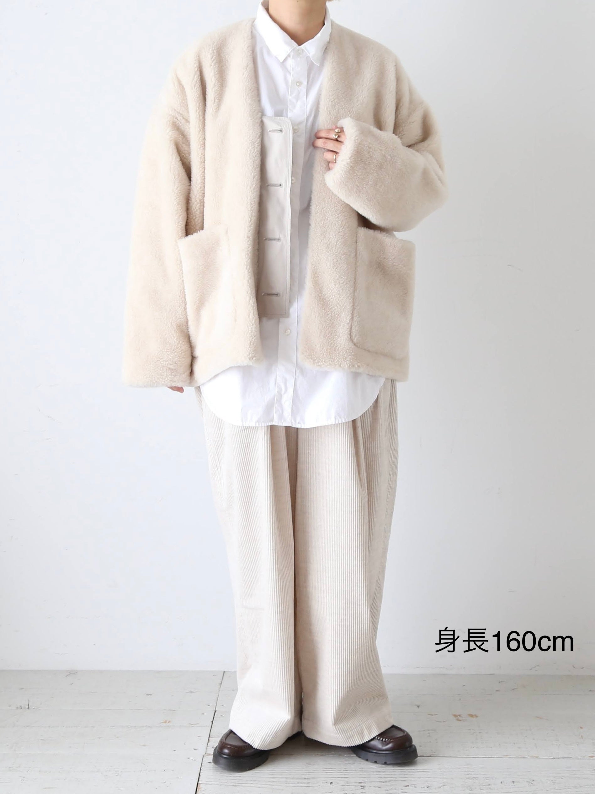 TOUJOURS ボタンフロントフライビッグ カーディガンジャケット [TM43SJ03]