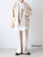 画像をギャラリービューアに読み込む, TOUJOURS ボタンフロントフライビッグ カーディガンジャケット [TM43SJ03]
