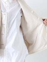 画像をギャラリービューアに読み込む, TOUJOURS ボタンフロントフライビッグ カーディガンジャケット [TM43SJ03]
