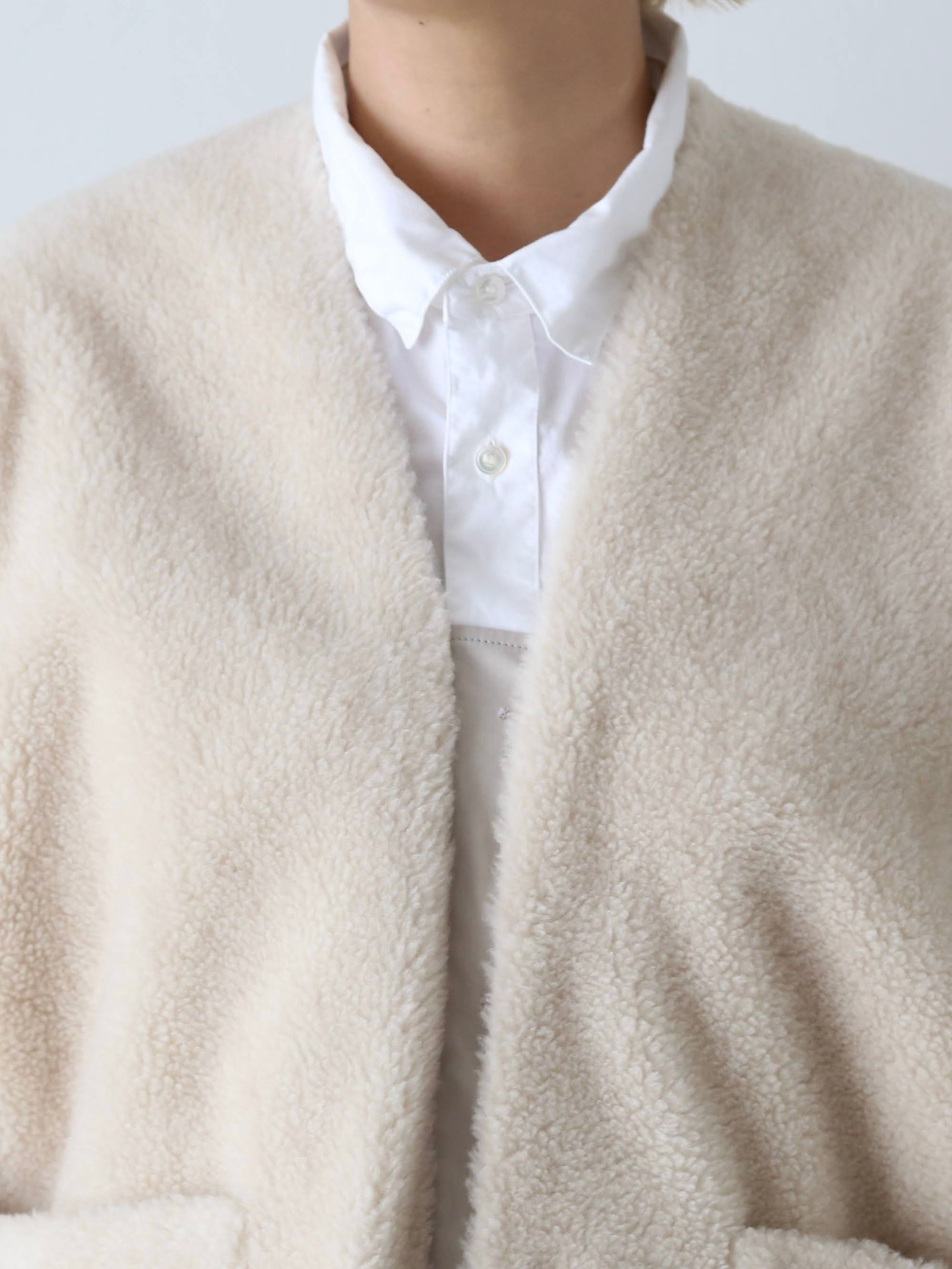 TOUJOURS ボタンフロントフライビッグ カーディガンジャケット [TM43SJ03]