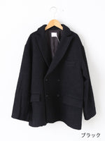 画像をギャラリービューアに読み込む, Honnete ダブルブレステッドオーバーフィットジャケット [HO-25AWJ13]
