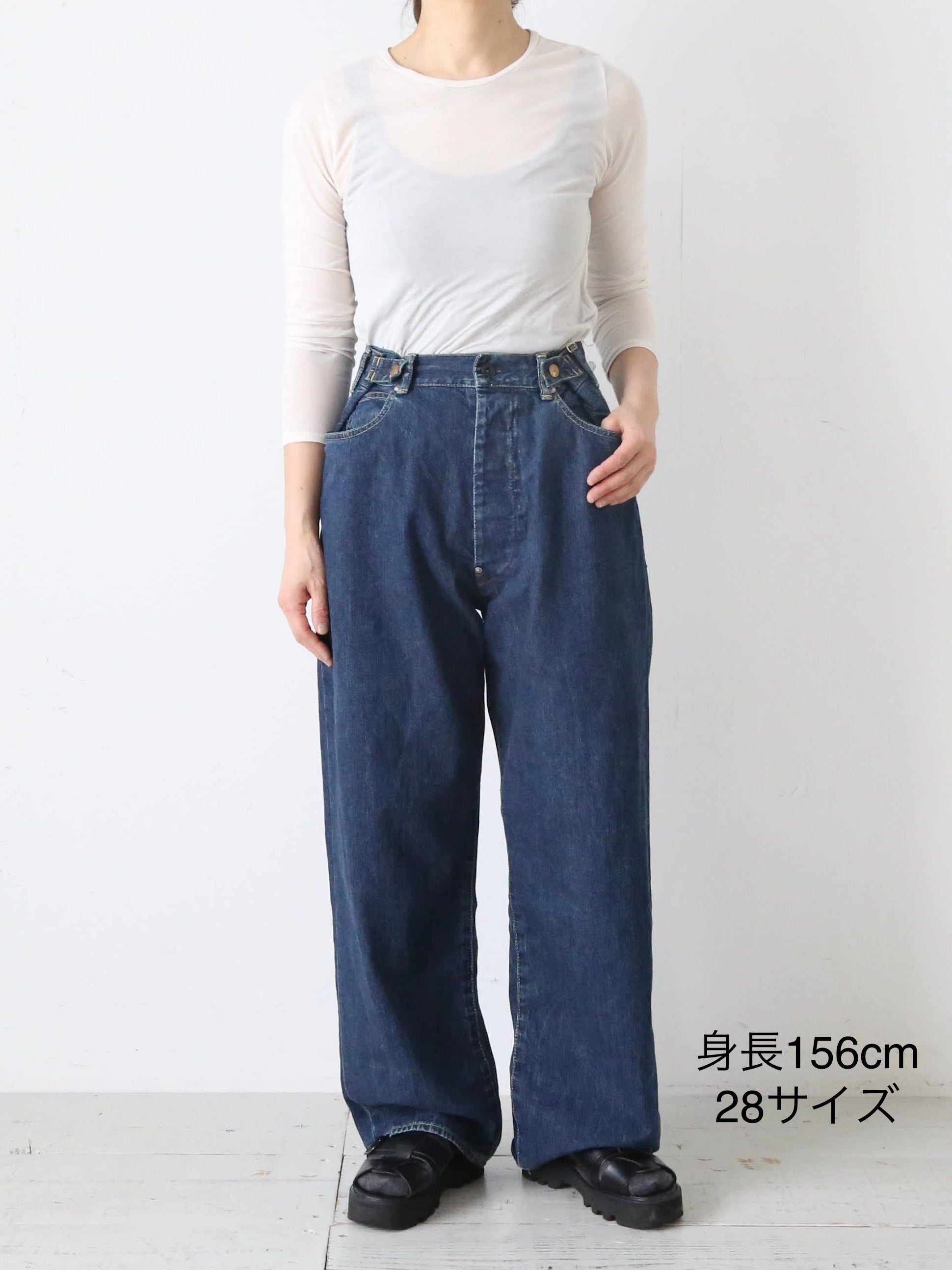 chimala チマラ ニューヨーク発 日本製 ウエストアジャスタブルデニム