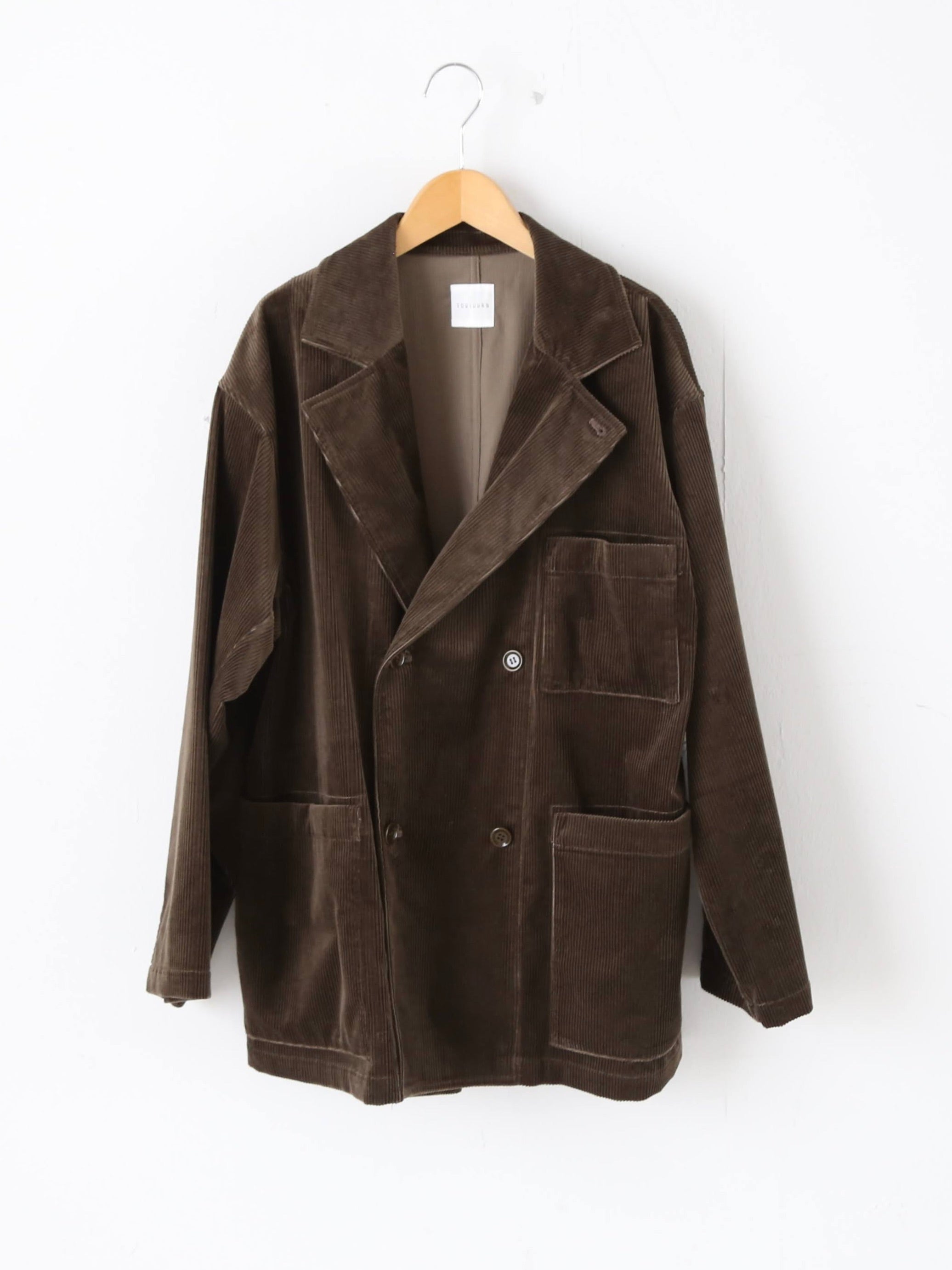 TOUJOURS ダブルブレステッドサックジャケット [TM43RJ02]