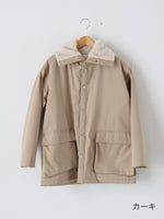 画像をギャラリービューアに読み込む, TOUJOURS ライニングボアハイネックジャケット [YM43NJ02]
