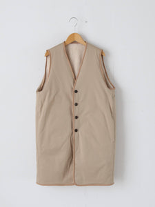 TOUJOURS リバーシブルパデッドライナーロングベスト [YM43NV04] – CREER