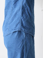 画像をギャラリービューアに読み込む, R&amp;D.M.Co- インディゴライトコーデュロイフリルカラーシャツ　[7677]

