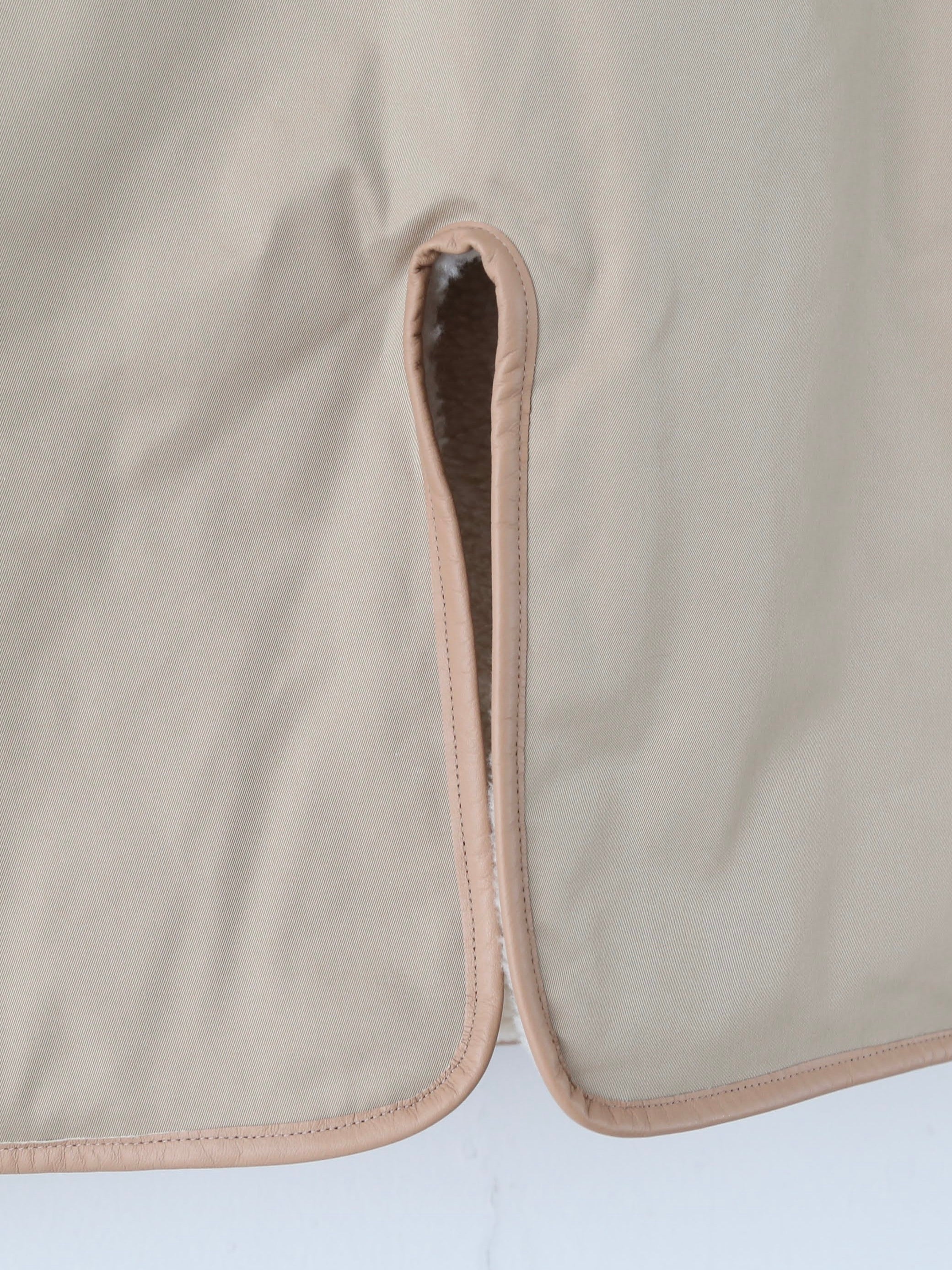 TOUJOURS リバーシブルパデッドライナーロングベスト [YM43NV04]