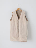 画像をギャラリービューアに読み込む, TOUJOURS リバーシブルパデッドライナーロングベスト [YM43NV04]
