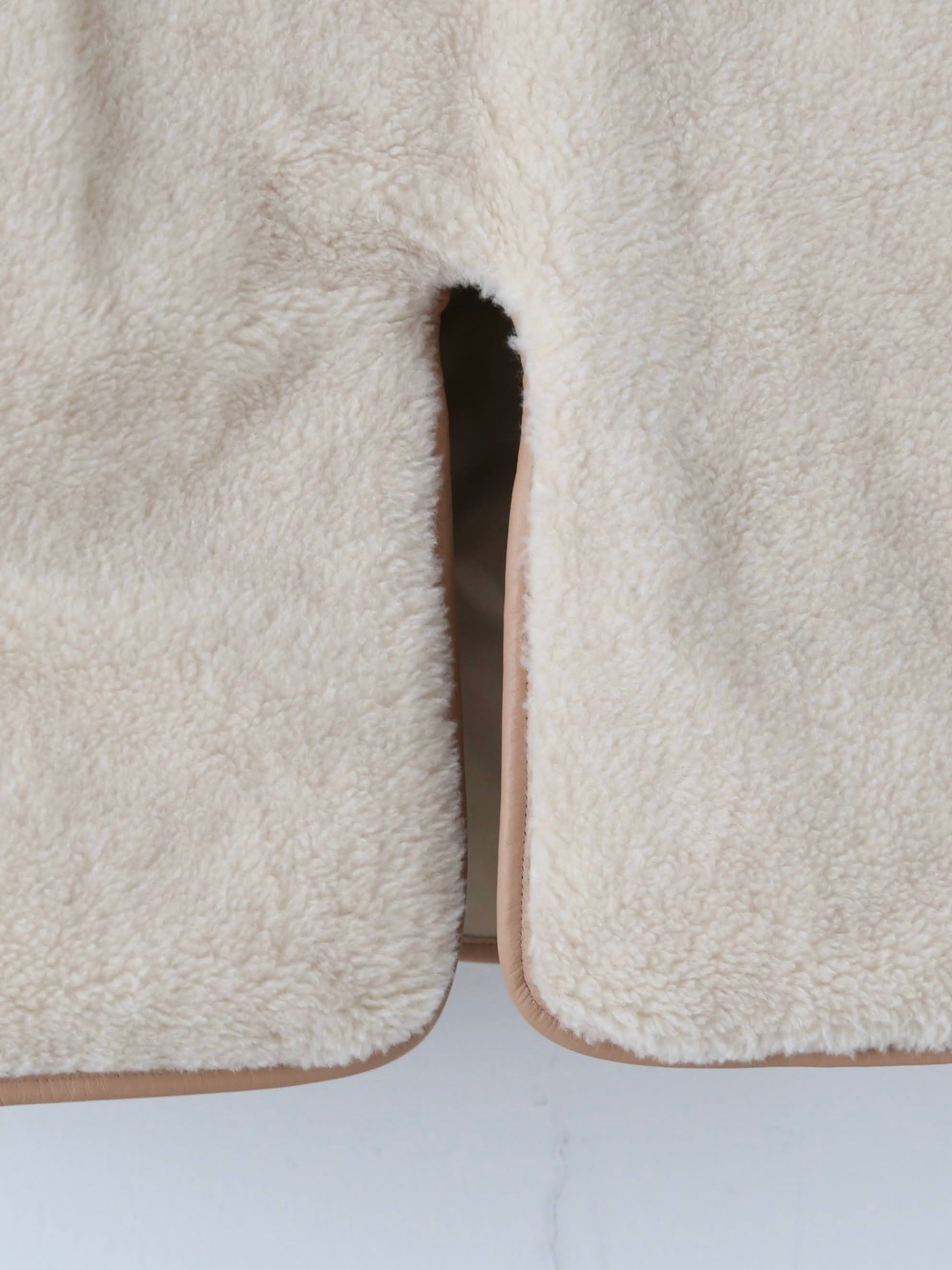 TOUJOURS リバーシブルパデッドライナーロングベスト [YM43NV04]