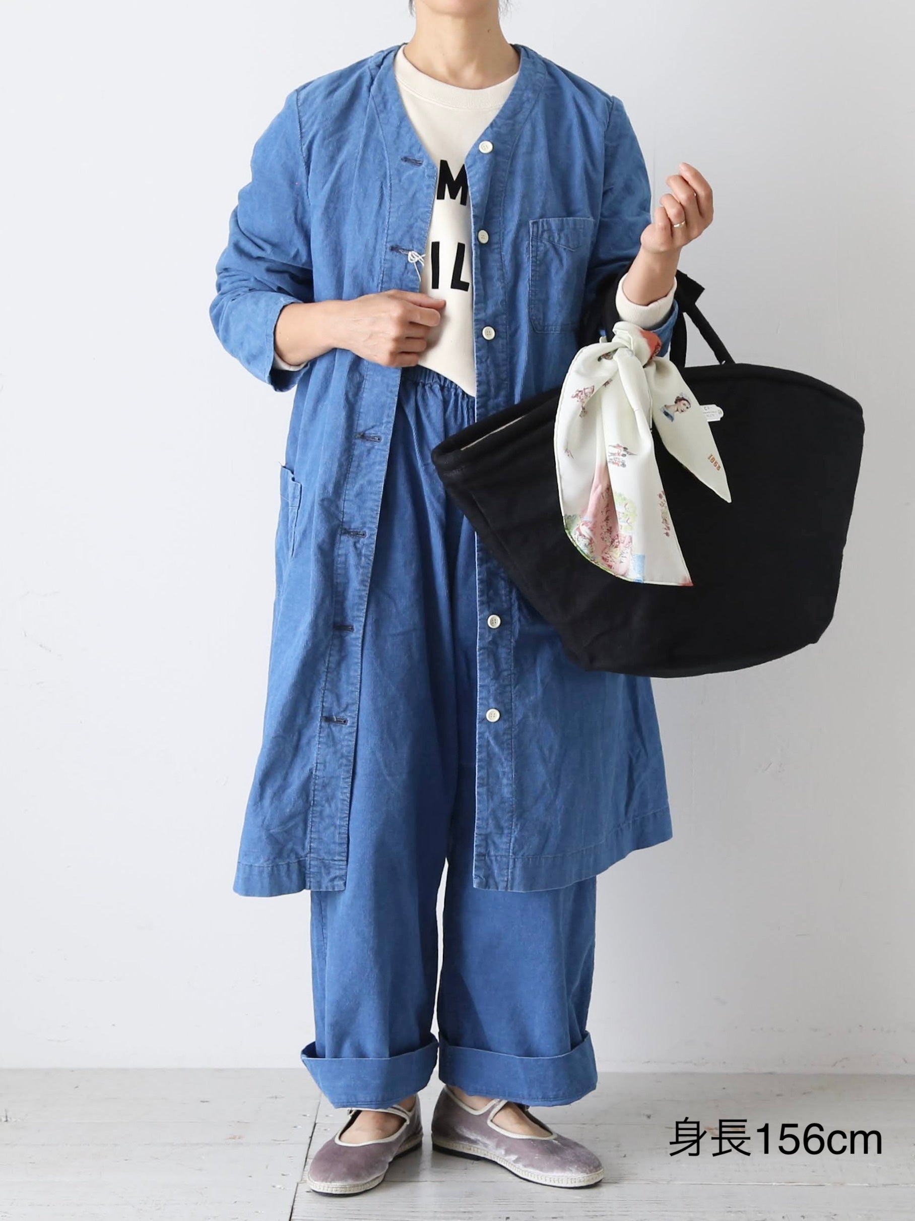 R&D.M.Co- インディゴライトコーデュロイワークコート [7670]