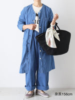 画像をギャラリービューアに読み込む, R&amp;D.M.Co- インディゴライトコーデュロイリラックスパンツ [7676]
