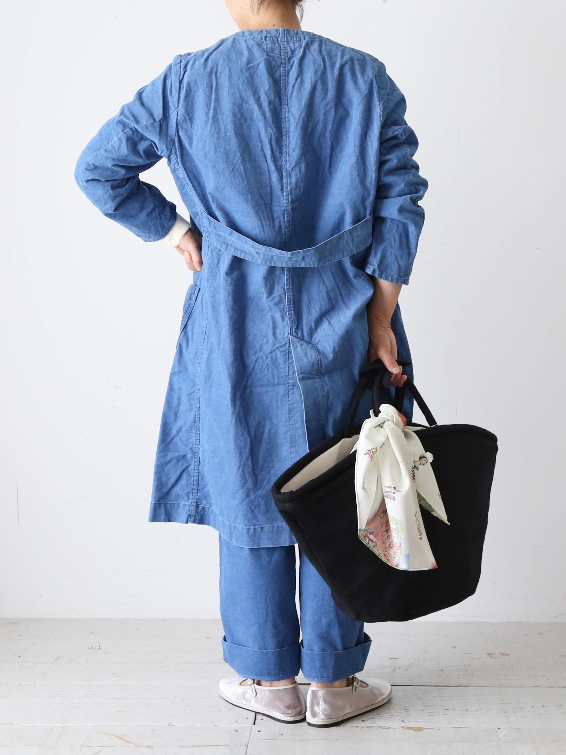 R&D.M.Co- インディゴライトコーデュロイワークコート [7670]