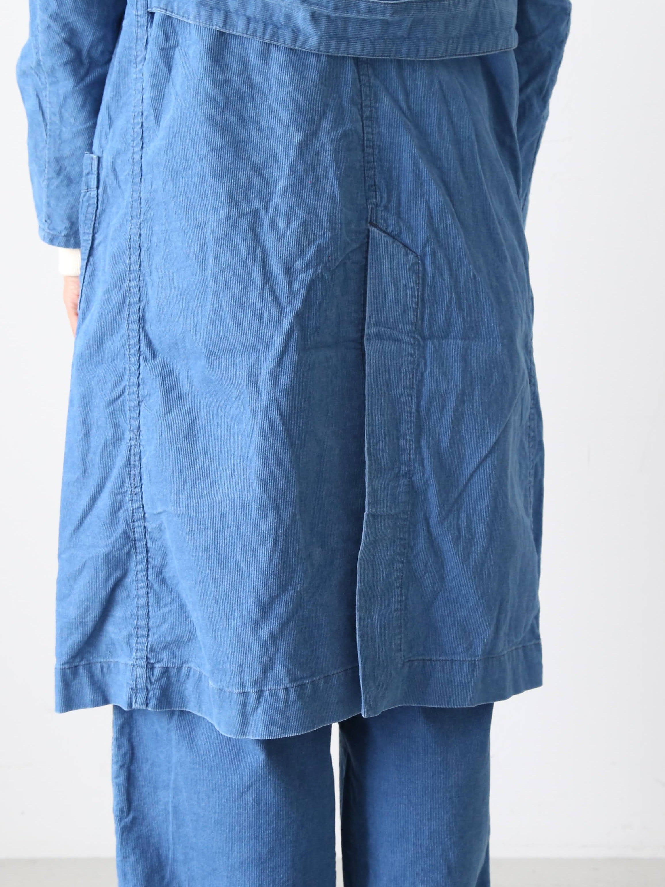 R&D.M.Co- インディゴライトコーデュロイワークコート [7670]