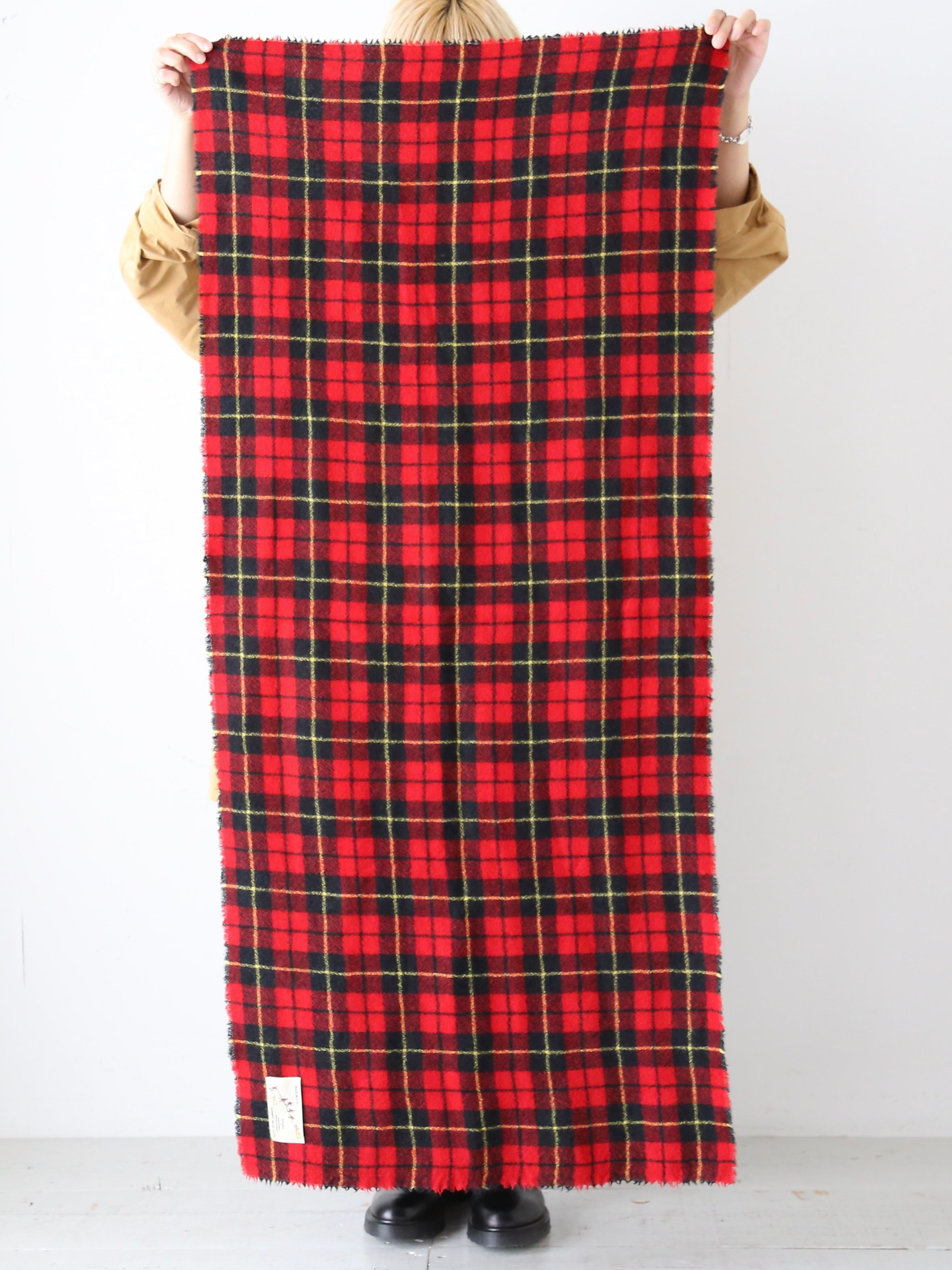 R&D.M.Co- 今期新品未使用ウールタータンチェックマフラー