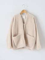 画像をギャラリービューアに読み込む, TOUJOURS ボタンフロントフライビッグ カーディガンジャケット [TM43SJ03]
