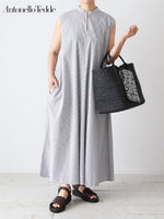 Load image into Gallery viewer, ANTOTE ARDU POP RIGA EMBROIDERED LONG DRESS (PLAIN) (Sleeveless Dress)

