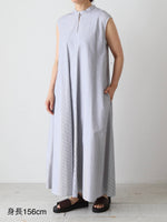 Load image into Gallery viewer, ANTOTE ARDU POP RIGA EMBROIDERED LONG DRESS (PLAIN) (Sleeveless Dress)
