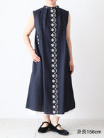 Load image into Gallery viewer, R&amp;D.M.Co- Flower Scallop Sleeveless Dress [5698]
