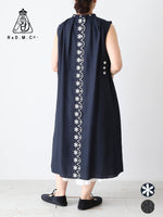Load image into Gallery viewer, R&amp;D.M.Co- Flower Scallop Sleeveless Dress [5698]
