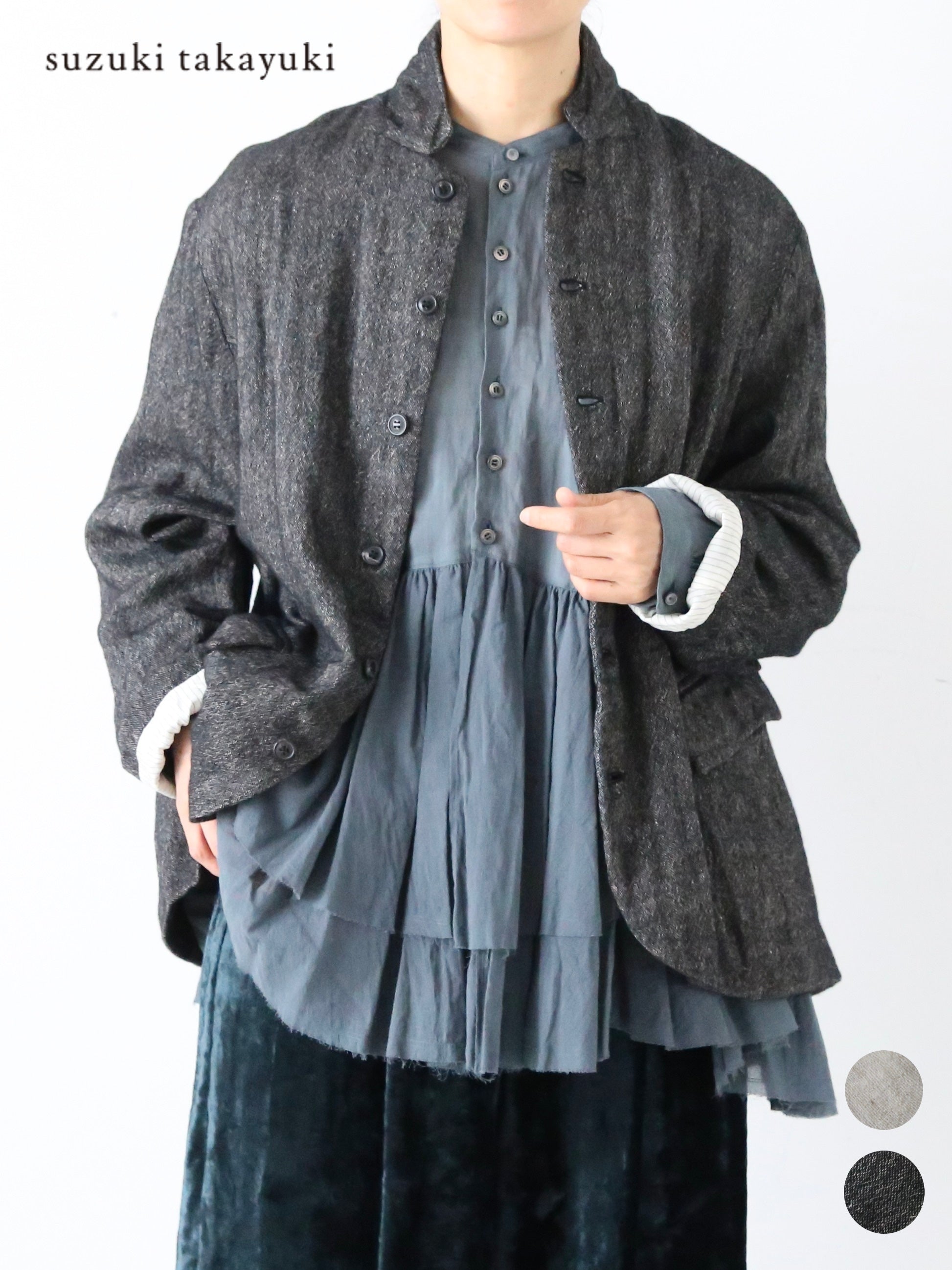 アウター コート・ジャケット 大人ナチュラル服 リネン・ウール – CREER