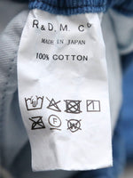 画像をギャラリービューアに読み込む, R&amp;D.M.Co- インディゴライトコーデュロイリラックスパンツ [7676]
