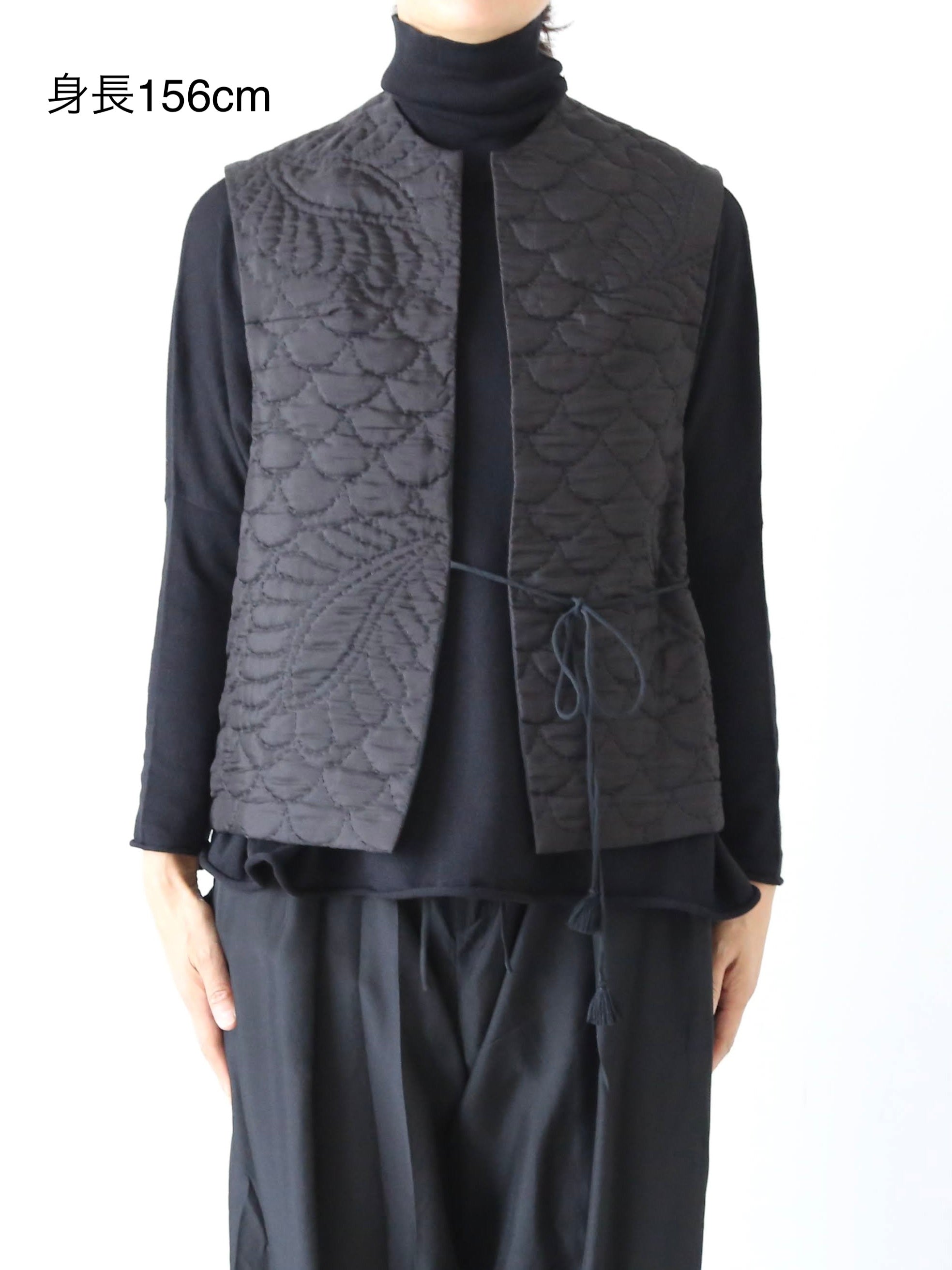 TOWAVASE  パーマネントトワヴァーズベスト (シルク) [30-0017A]