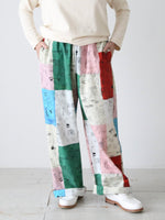 画像をギャラリービューアに読み込む, R&amp;D.M.Co-  モザイクグラフティリラックスゴムパンツ [7962]
