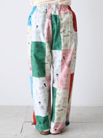 画像をギャラリービューアに読み込む, R&amp;D.M.Co-  モザイクグラフティリラックスゴムパンツ [7962]
