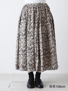 R&D.M.Co- ワイルドベリーギャザースカート [7761] – CREER