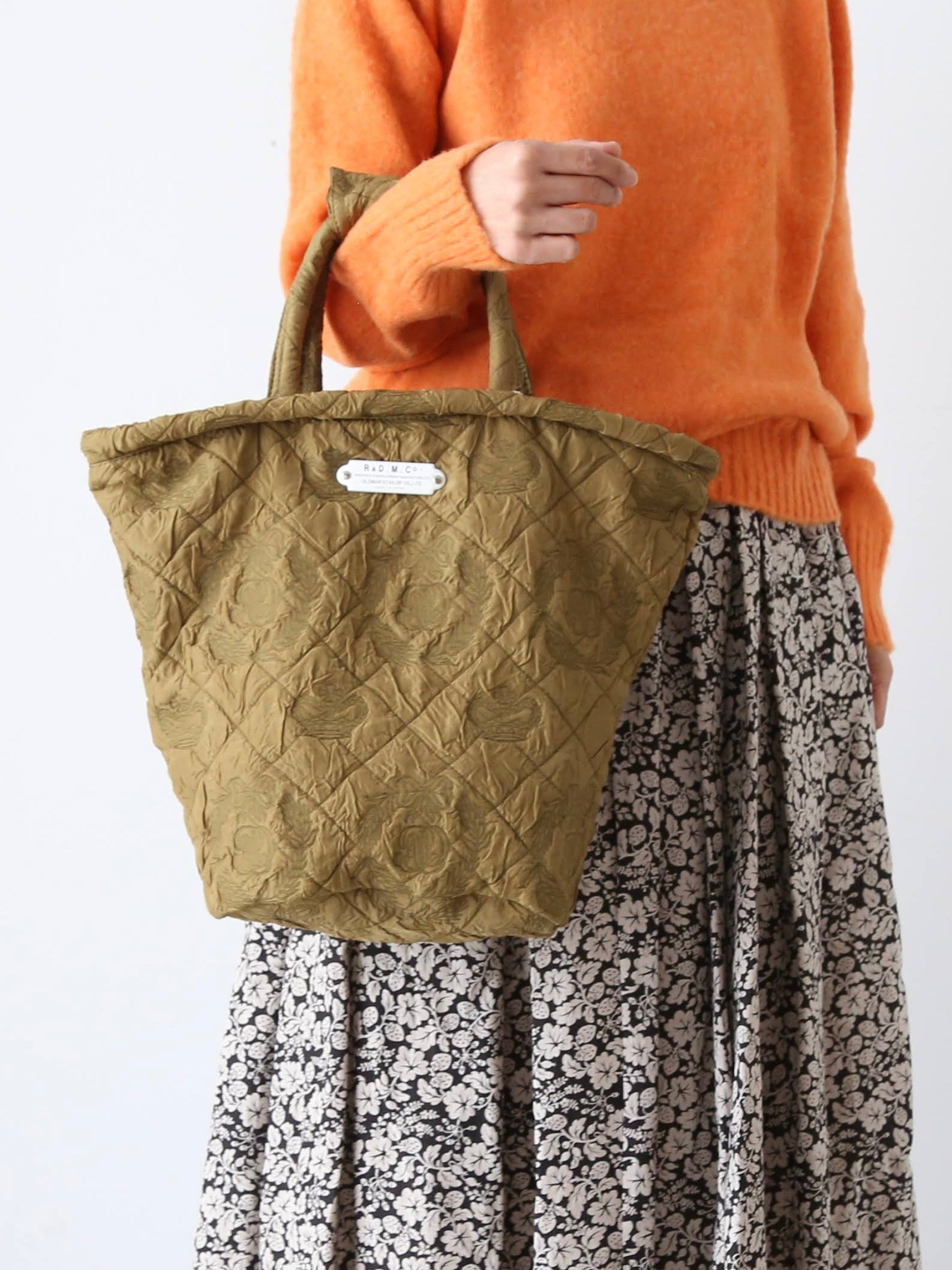 R&D.M.Co- ジャガードマルシェバッグ(トール) [7737]