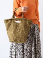 画像をギャラリービューアに読み込む, R&amp;D.M.Co- ジャガードマルシェバッグ(トール) [7737]
