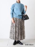 画像をギャラリービューアに読み込む, R&amp;D.M.Co- ワイルドベリーギャザースカート [7761]
