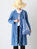 Load image into Gallery viewer, R&amp;D.M.Co- Indigo Light Corduroy Work Coat [7670]
