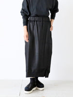 画像をギャラリービューアに読み込む, ALWEL リブベッドサイドスリットスカート [SQER-3]
