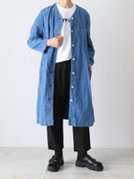Load image into Gallery viewer, R&amp;D.M.Co- Indigo Light Corduroy Work Coat [7670]

