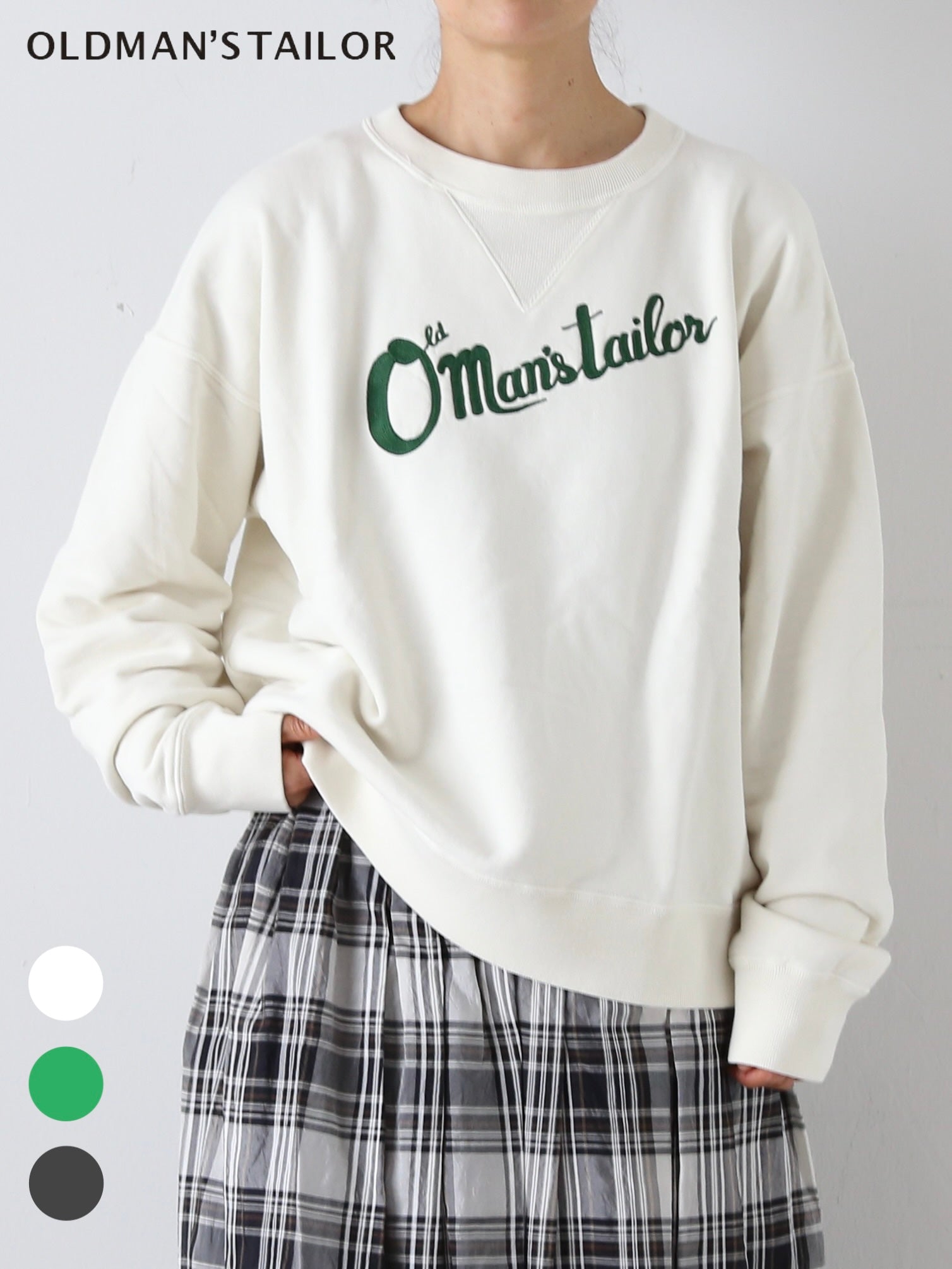 OLDMAN'S TAILOR OMT チェーンステッチヘリテージスウェット [m1509