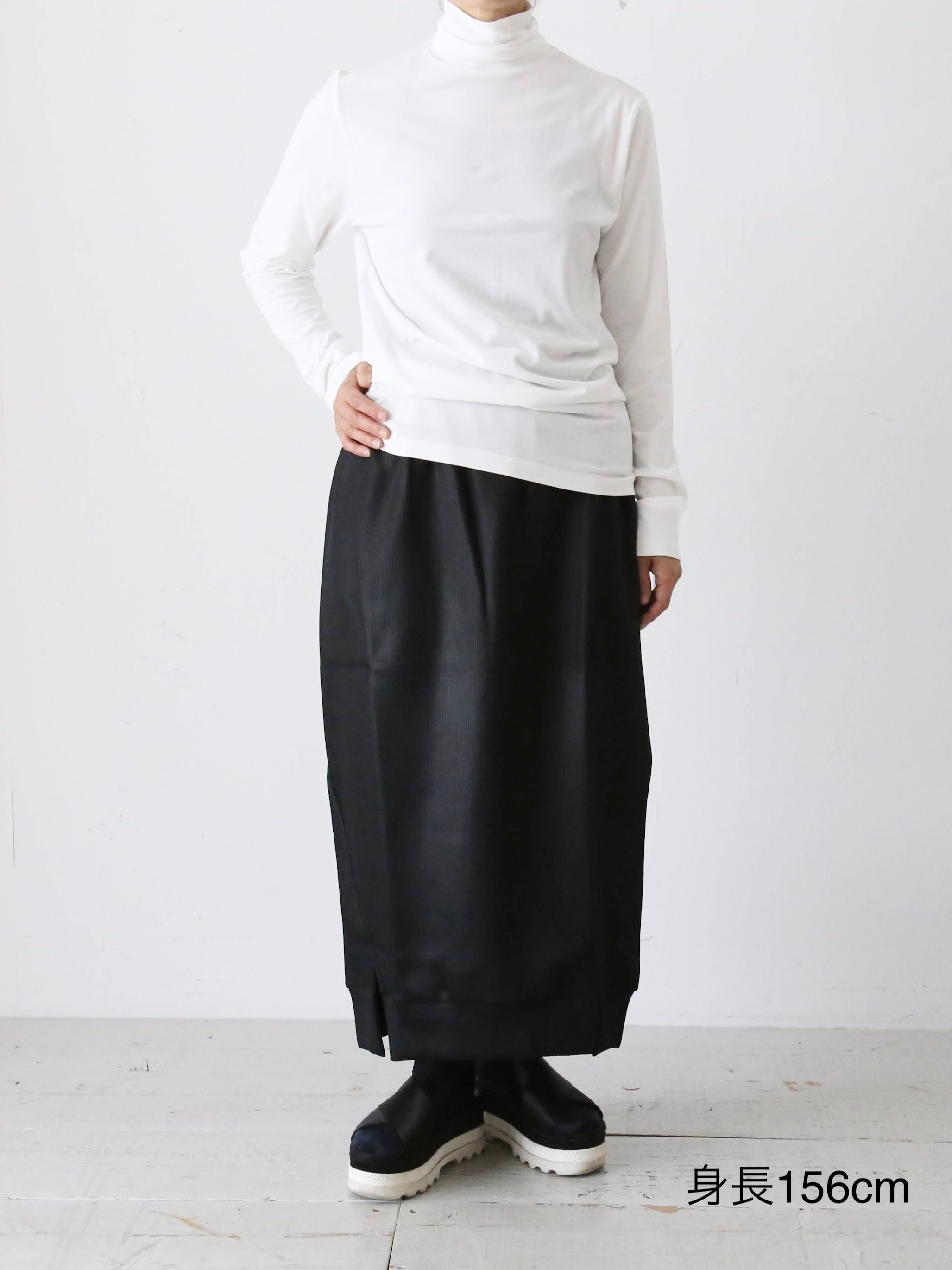 ALWEL リブベッドサイドスリットスカート [SQER-3]