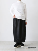 画像をギャラリービューアに読み込む, ALWEL リブベッドサイドスリットスカート [SQER-3]
