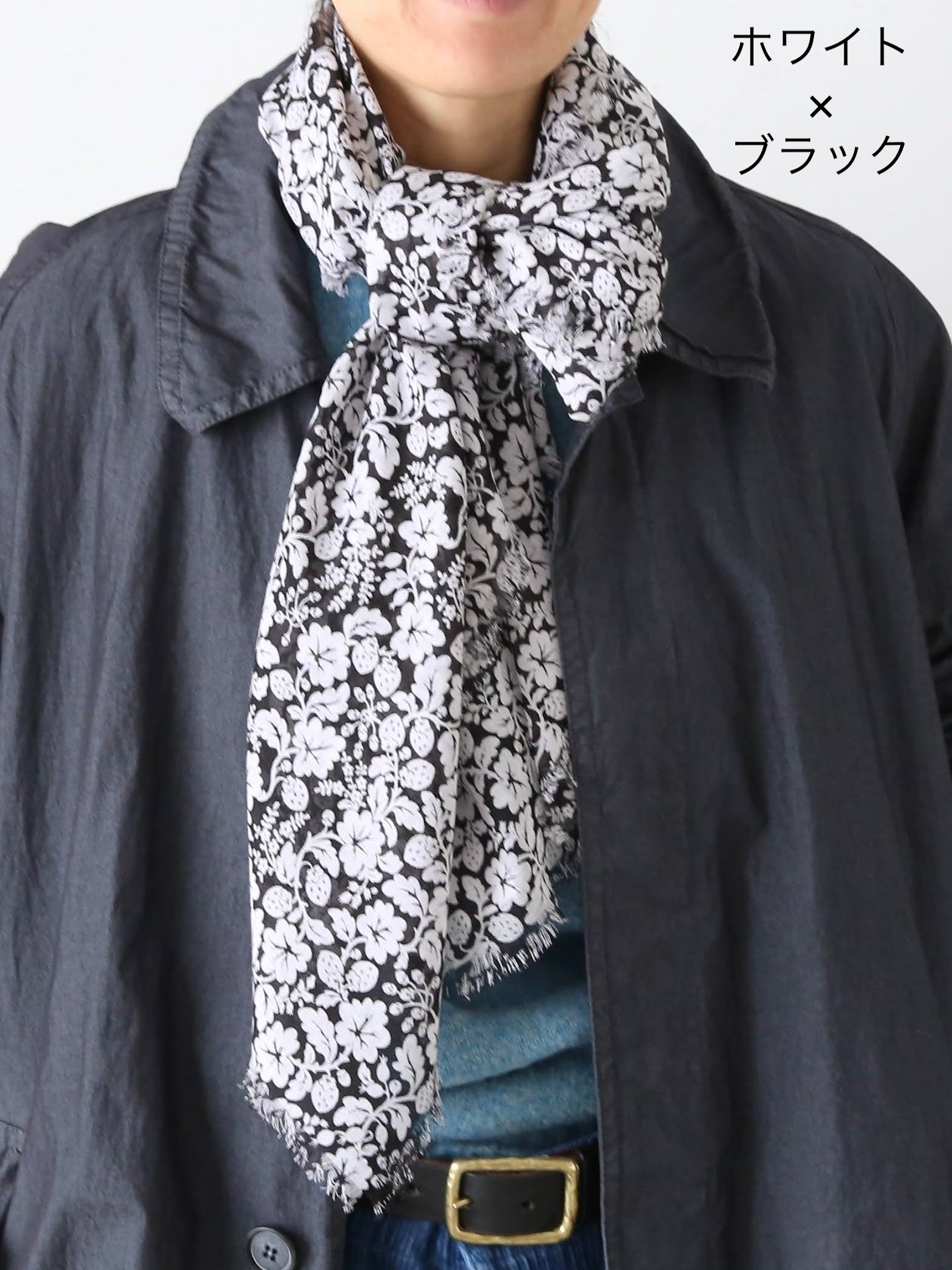 R&D.M.Co- ワイルドベリーガーゼショール [7770] – CREER