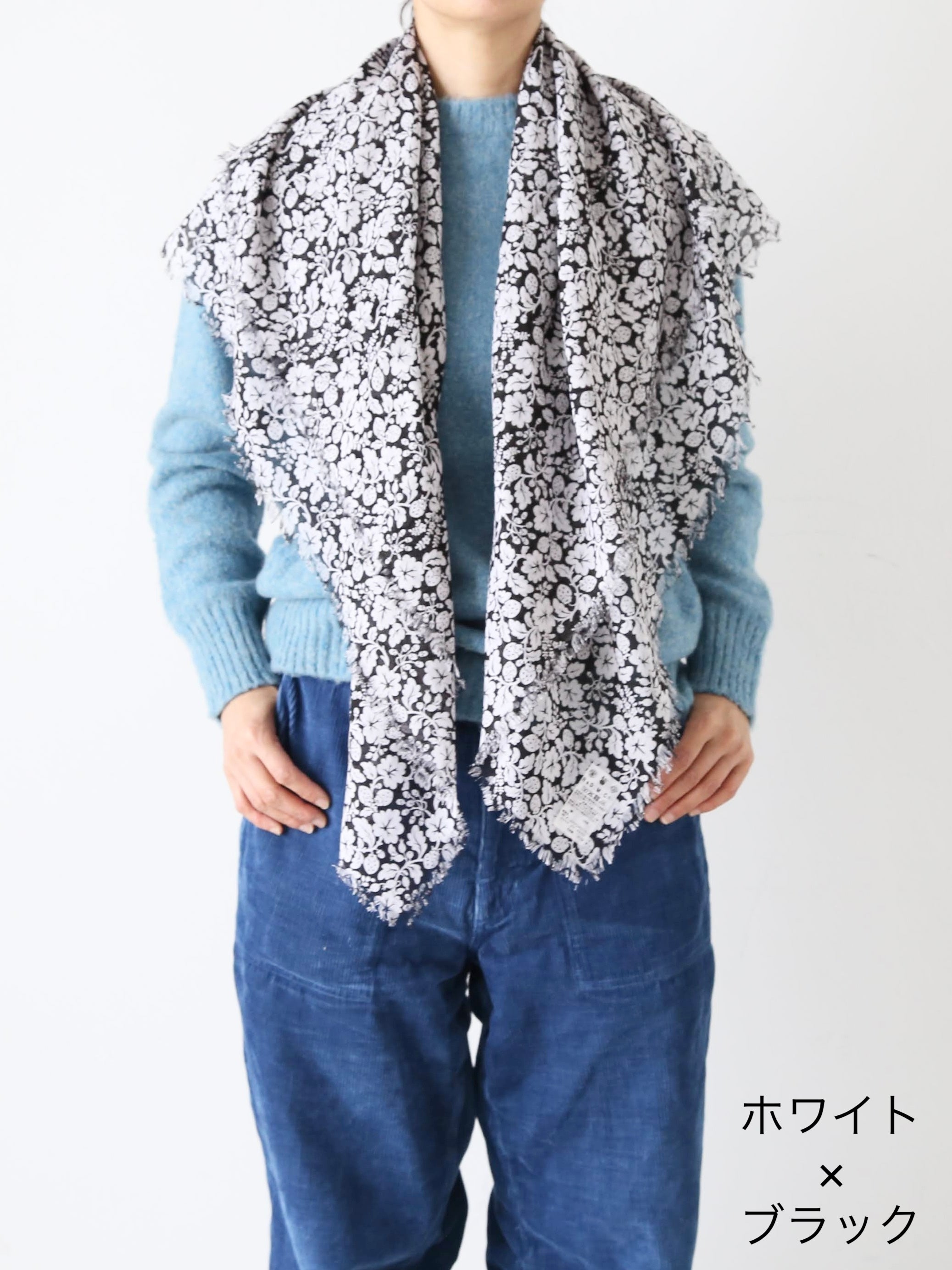 R&D.M.Co- リトルワイルドベリーガーゼショール R&D.M.Co- リトルワイルドベリーガーゼショール R&D.M.Co