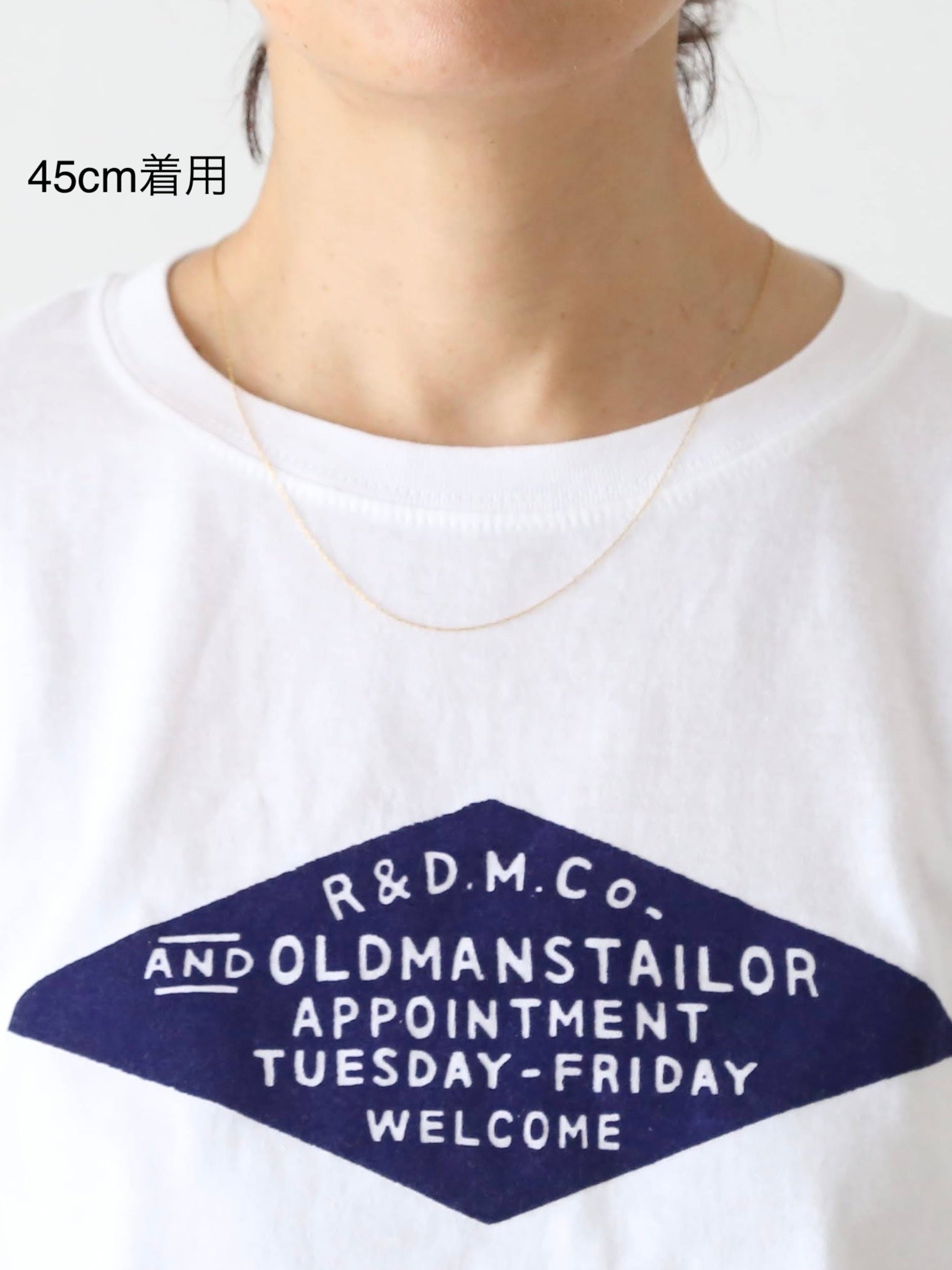 a.k.mom 極細チェーンネックレス (40cm)(45cm)(50cm)(60cm)[23]