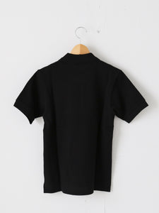 PLAY COMME des GARCONS ポロシャツ(ブラック×ブラックハート) [AX-T066-051]