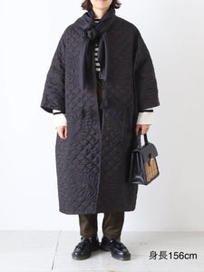 トワヴァーズtowavaseシルクキルトローブ TOWAVASE トワヴァーズ シルク ペイズリー パーマネントトワヴァーズ