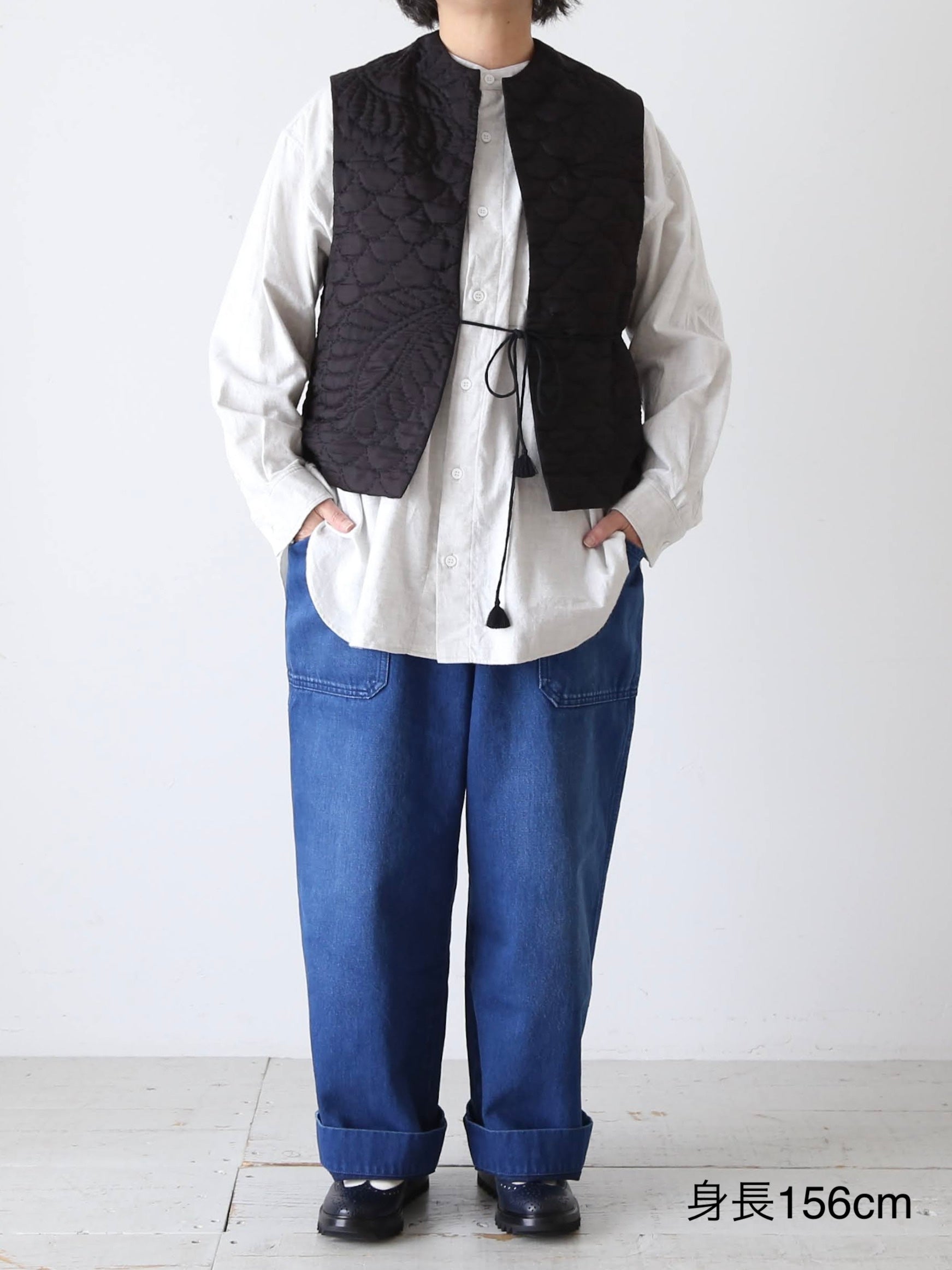 TOWAVASE  パーマネントトワヴァーズベスト (シルク) [30-0017A]