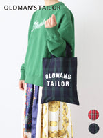 画像をギャラリービューアに読み込む, OLDMAN'S TAILOR OMT プリントチェックミニトートバッグ [m1552]
