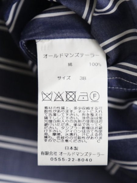 OLDMAN'S TAILOR レギュラーカラーシャツ [OMT-AW373]