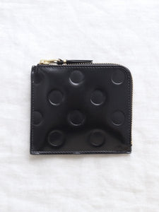 Wallet COMME des GARCONS ポルカドットエンボス（L字）[8Z-F031-051]