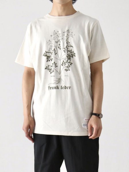 FRANK LEDER チャービルプリントコットンTシャツ [0219084]