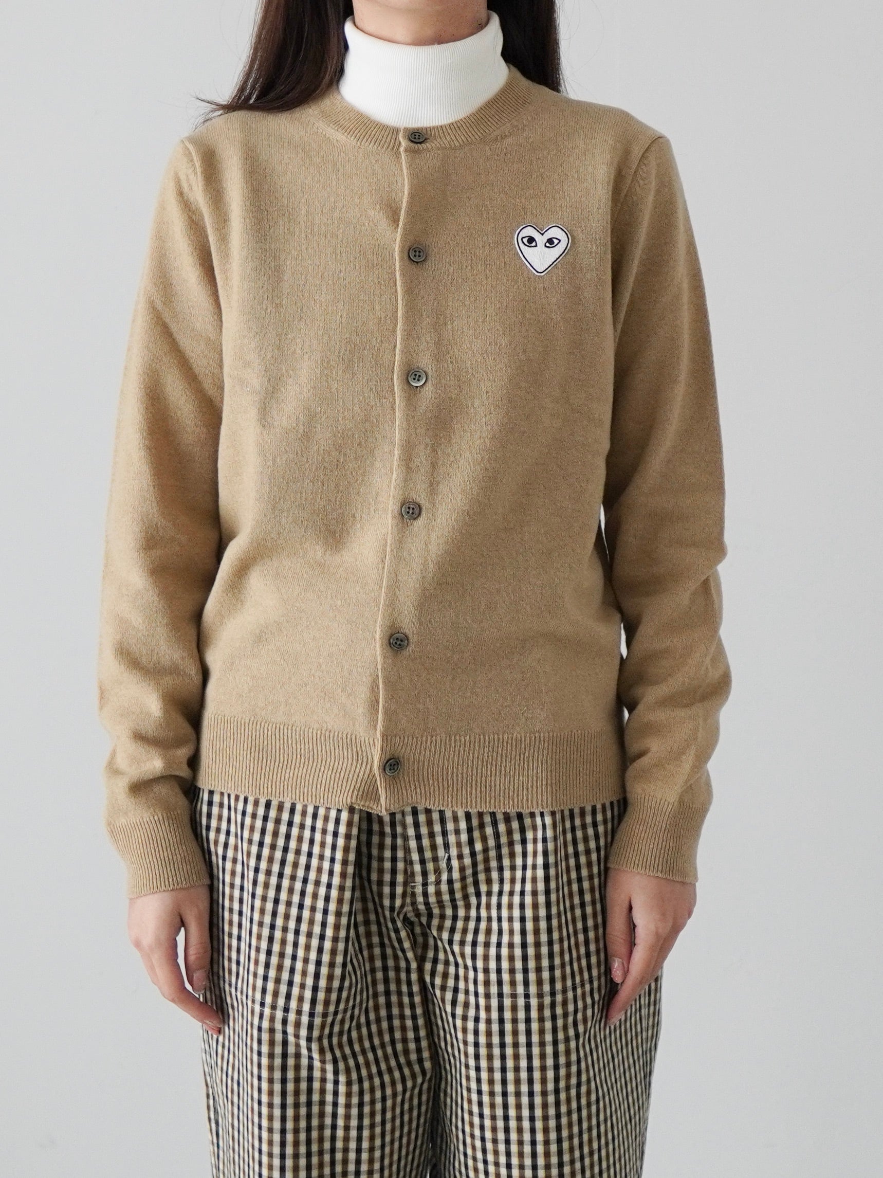 PLAY COMME des GARCONS クルーネックカーディガン