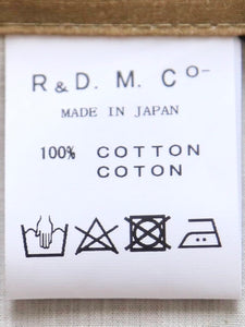 R&D.M.Co- オールドタイムイングランドエプロン [5154]